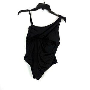 Becca Women’s Black Low Back One Piece Swimsuit Size M